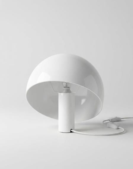 White Dome Table Lamp
