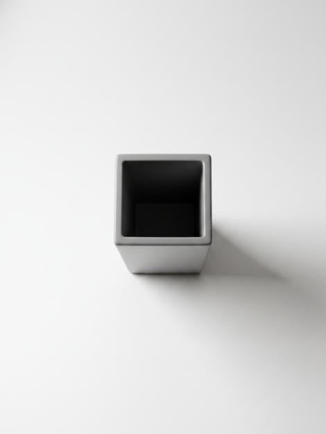 Gray Cuboid Vase