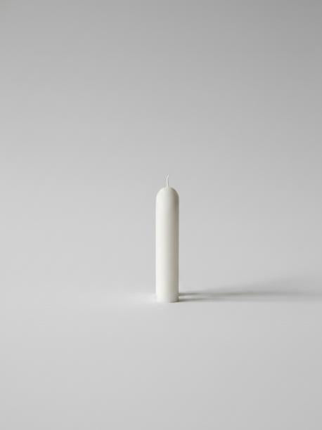 White Sculptural Arch Candle