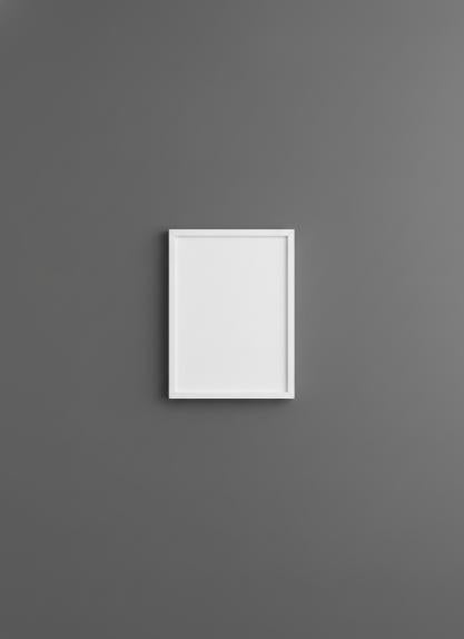White Minimalist Poster Frame