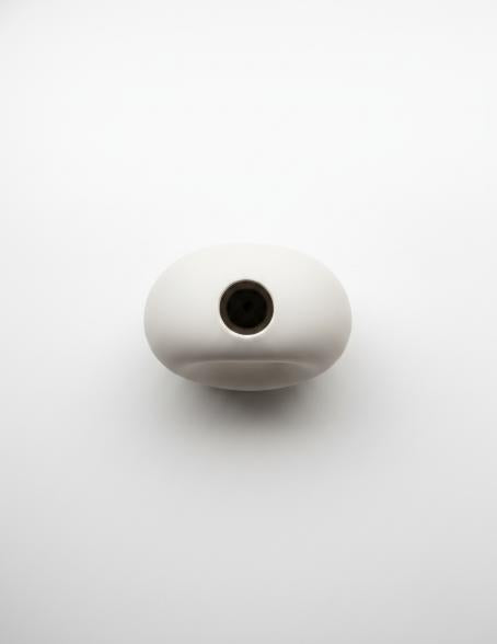 White Donut Vase