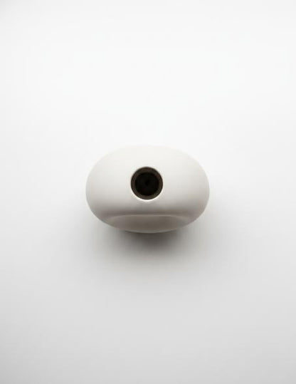 White Donut Vase