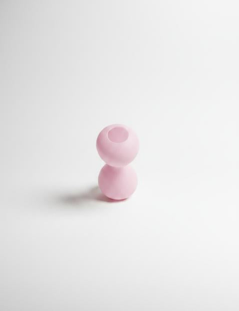 Pink Hourglass Vase