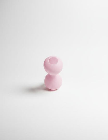 Pink Hourglass Vase