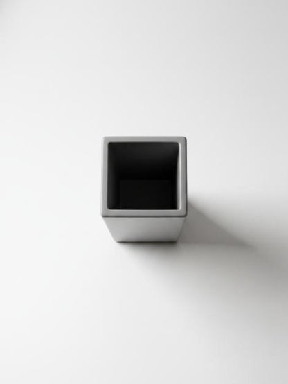 Gray Cuboid Vase